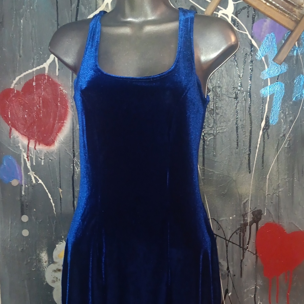 Sleeveless Sexy Blue